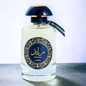 Ra’ed Luxe Perfume by Lattafa – Unisex Arabic Scent with Oud, Vanilla & Patchouli