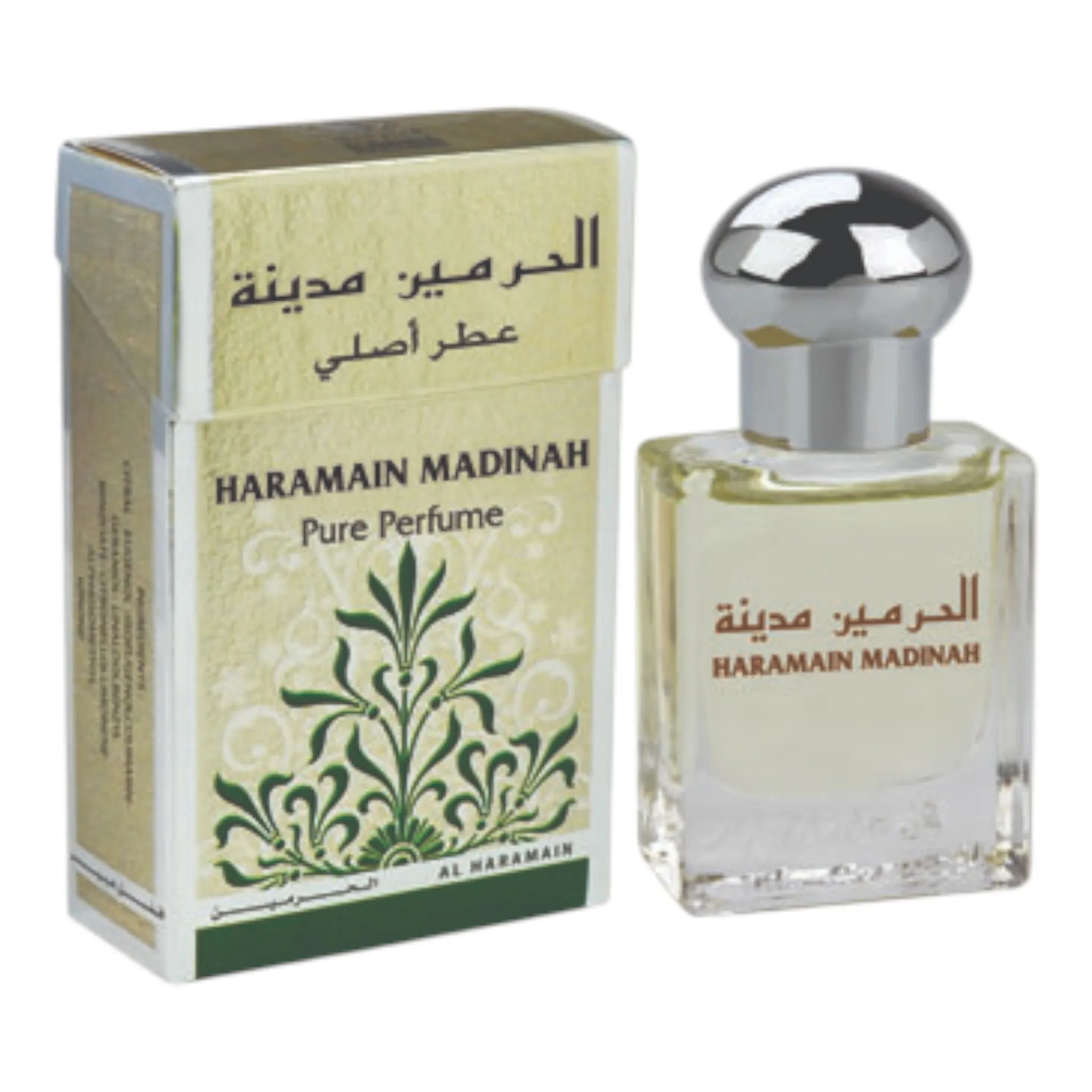 Haramain Madinah 15ml – Islamic non-alcoholic perfume oil inspired by spirituality and serenity

