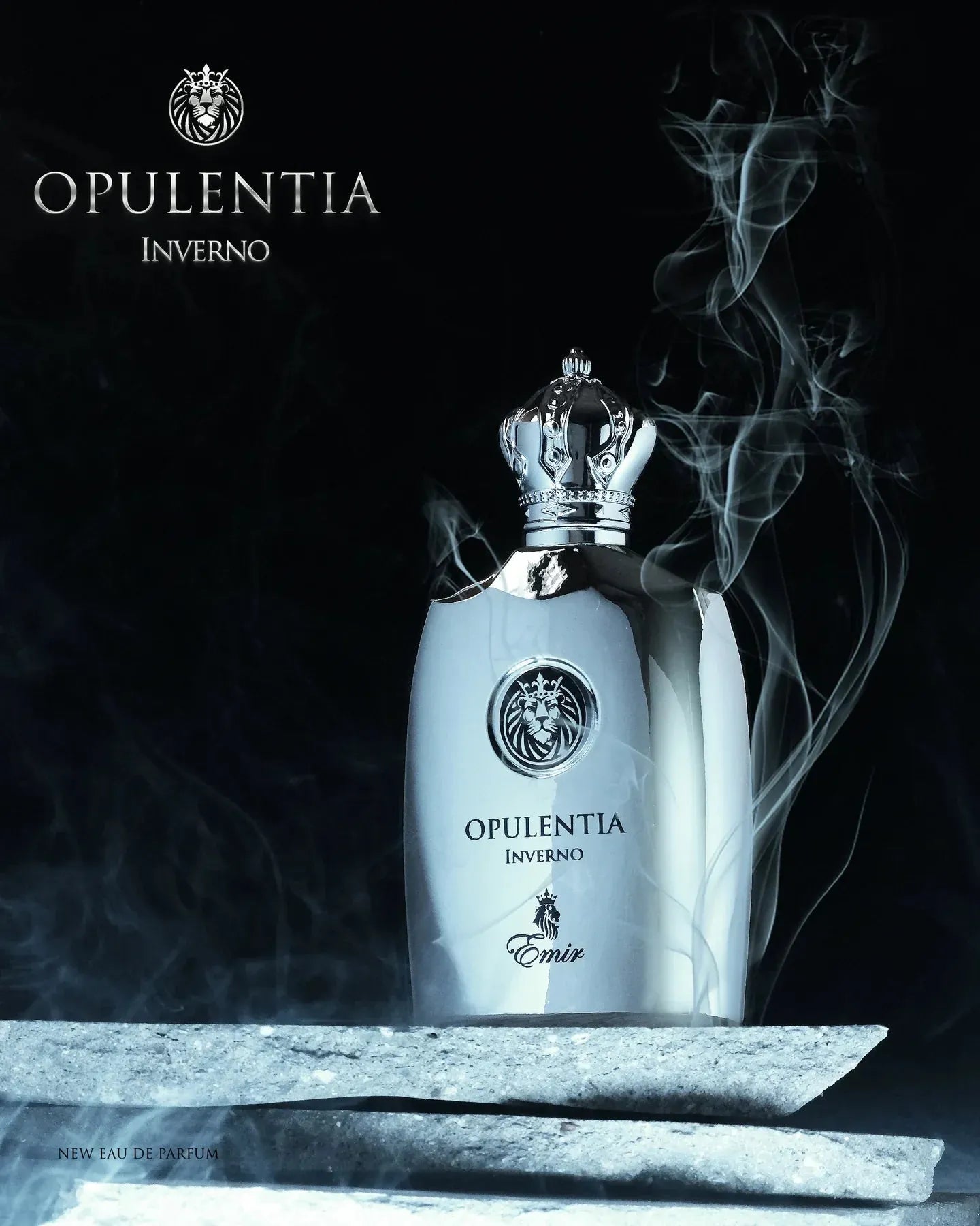 Opulentia Inverno by Emir – fresh green tea and citrus fragrance with bergamot, black currant, musk, and sandalwood

