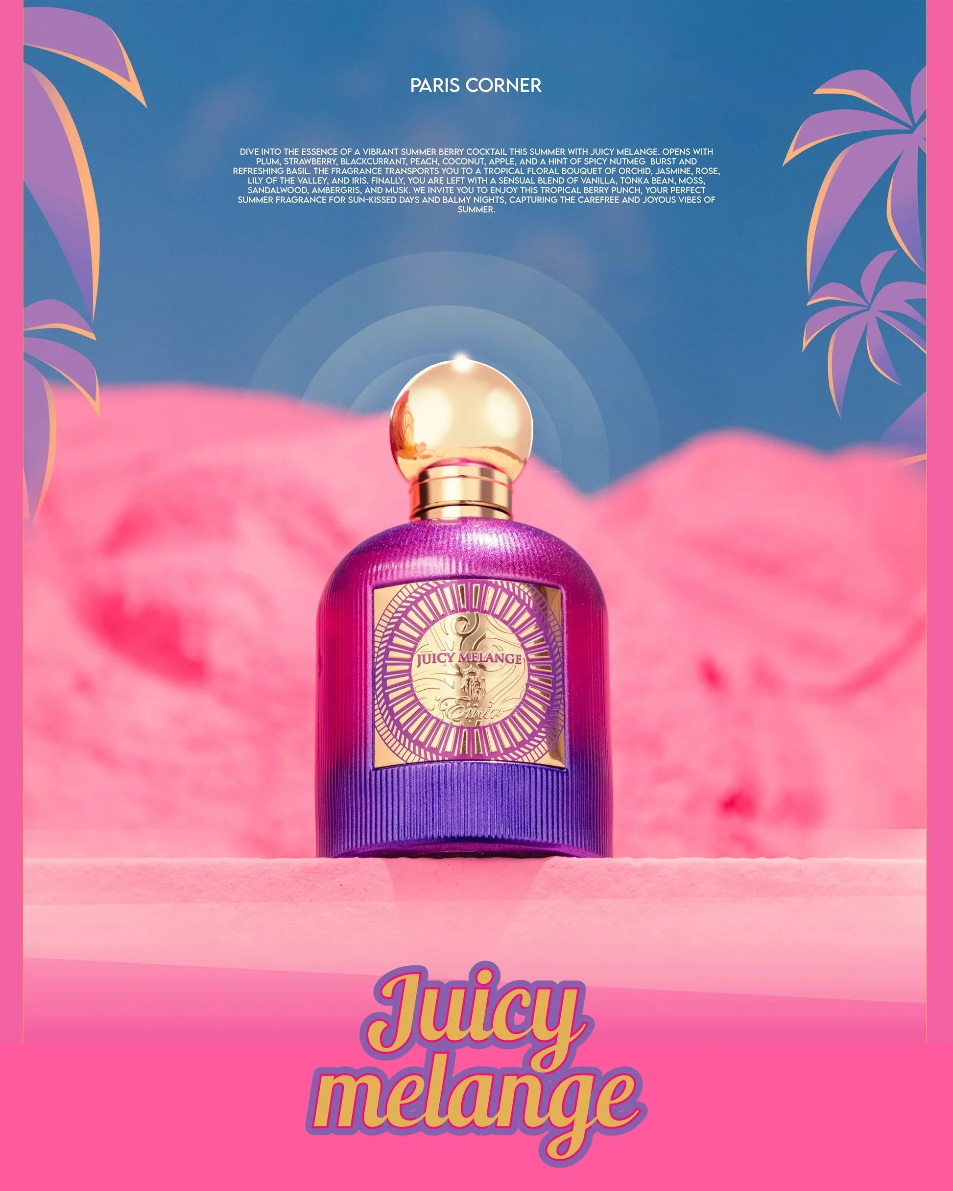 Juicy Melange – Tropical Berry & Floral Perfume 100ML