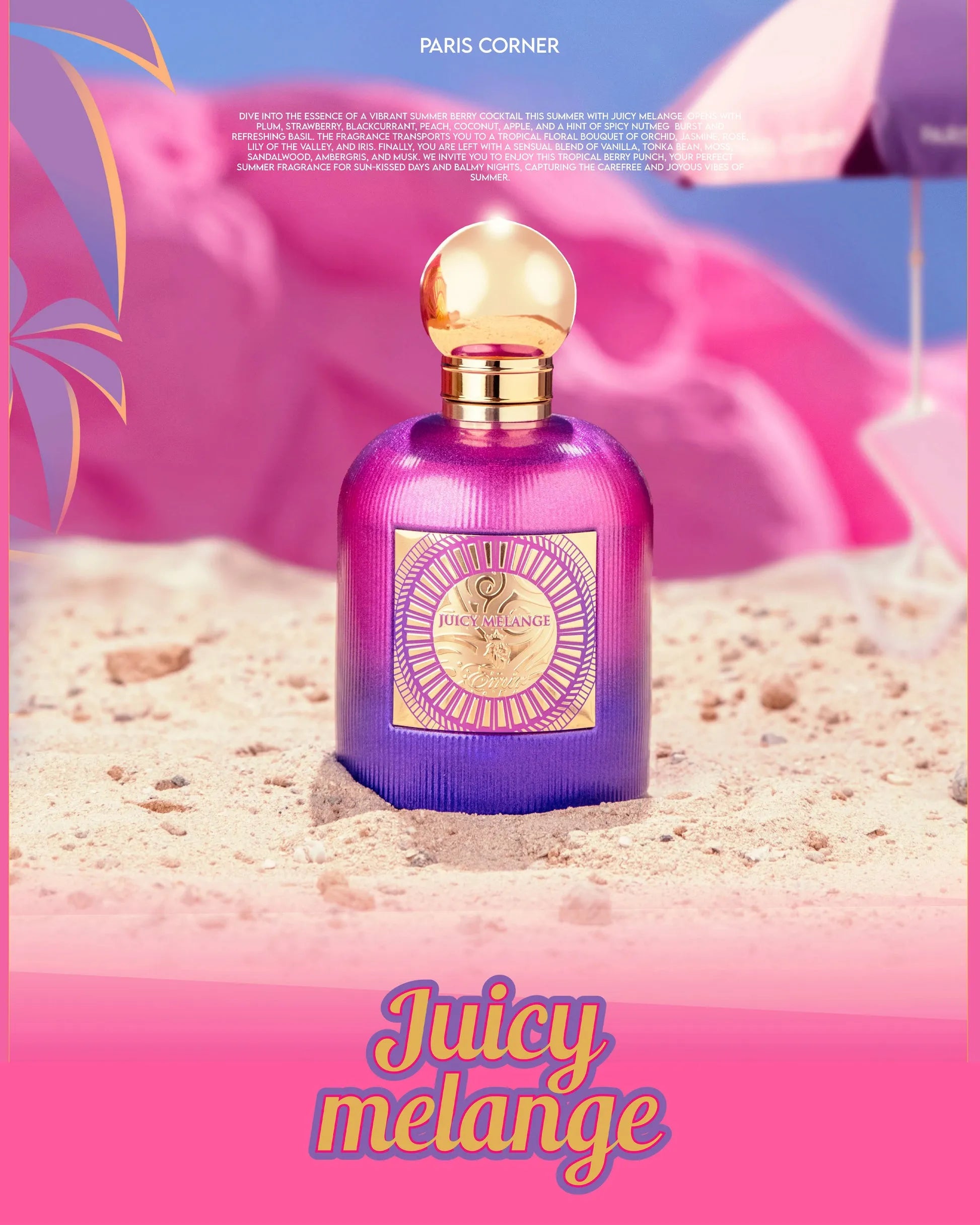 Juicy Melange – Tropical Berry & Floral Perfume 100ML