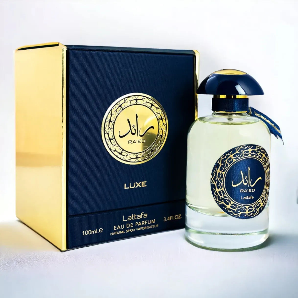 Ra’ed Luxe Perfume by Lattafa – Unisex Arabic Scent with Oud, Vanilla & Patchouli

