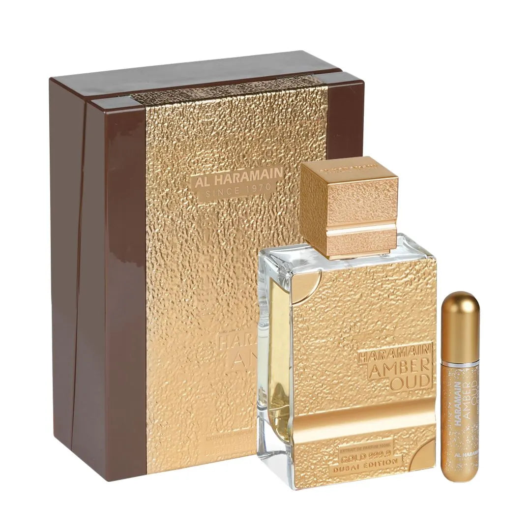 Haramain Amber Oud Gold 999.9 Dubai Edition, 100ml, Extrait De Parfum