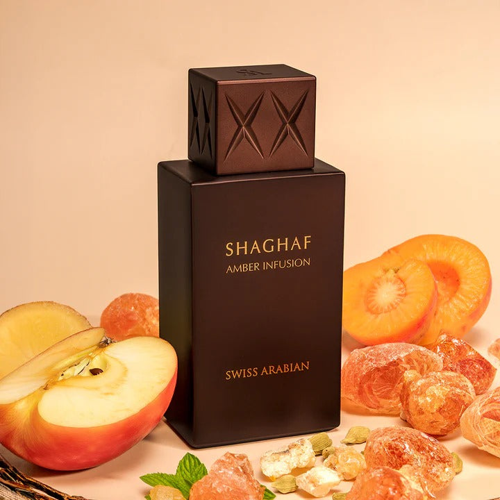 Shaghaf Amber Infusion Eau de Parfum | Amber Woody Leather