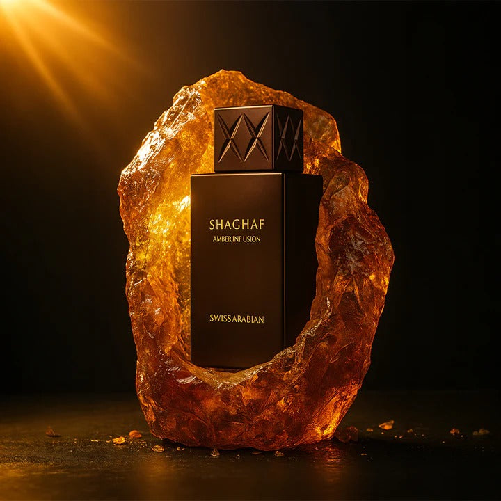 Shaghaf Amber Infusion Eau de Parfum | Amber Woody Leather